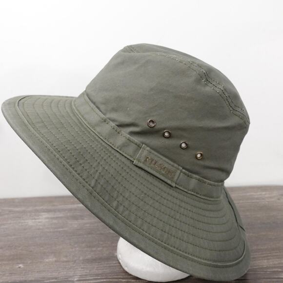 Filson Olive Green Men's Hat - Picture 3 of 13